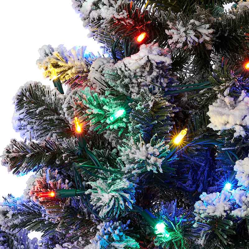 Outdoor/Indoor Christmas Lights 50-Count Total HM5 LED Bulbs,Multi-Color